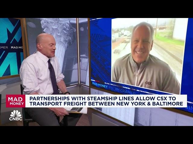 CSX President & CEO Joe Hinrichs Joins CNBC's Mad Money