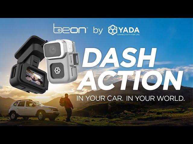 Mini Dash Cam & Body Cam 2-in-1, YADA BE-ON Everywhere Cam. In your Car, In your World.