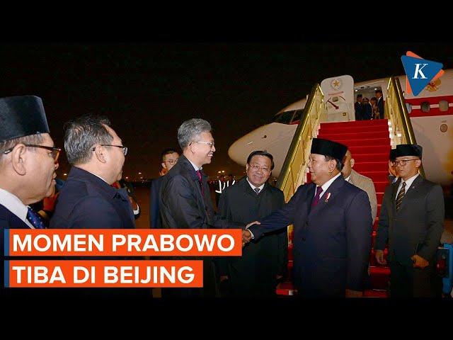 Tiba di China, Prabowo Mulai Rangkaian Kunjungan Kenegaraan Perdana