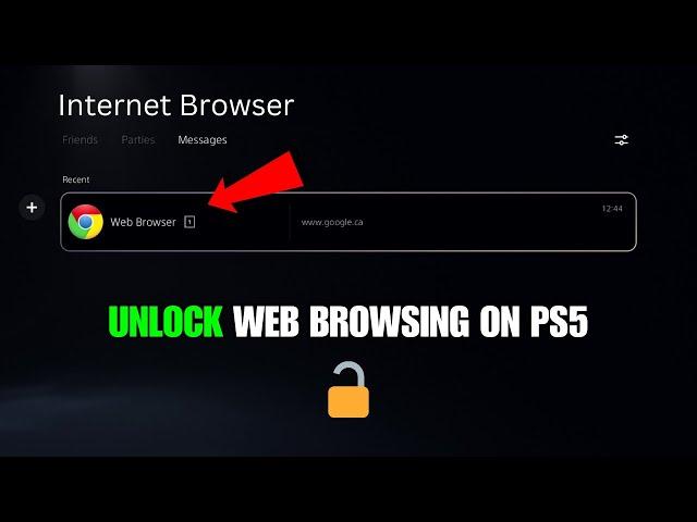 Get Google Web Browser on PS5 in 60 Seconds!