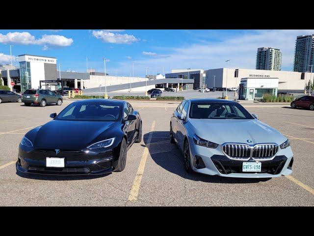 2025 BMW i5 xdrive 40 vs Tesla Model S Long Range vs Mercedes EQE 350 4matic