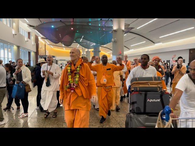 Sripada Bhakti Vikasa Swami  Arrives In Atlanta | Georgia, USA