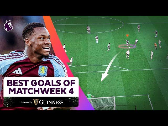 Best Goals Matchweek 4 ft. Haaland, Duran & More! | Presented by Guinness