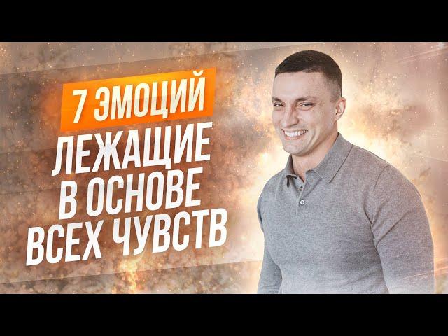 7 БАЗОВЫХ ЭМОЦИЙ ЧЕЛОВЕКА как из них рождаются все наши чувства | Юрий Кручин