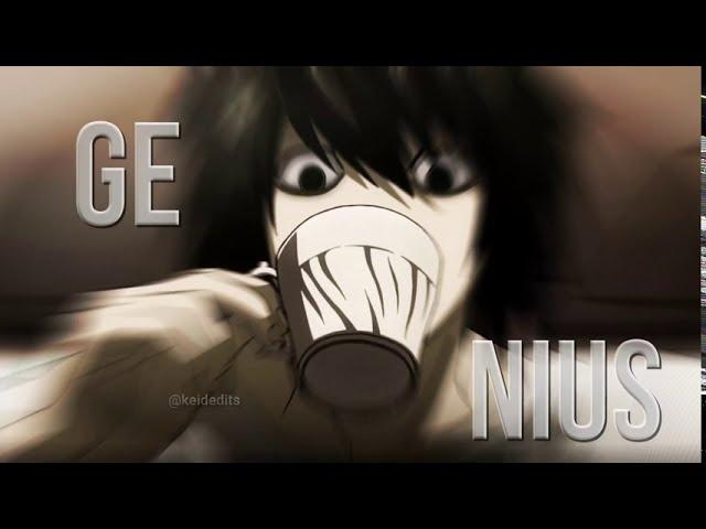 L Lawliet | GENIUS [Edit/AMV]