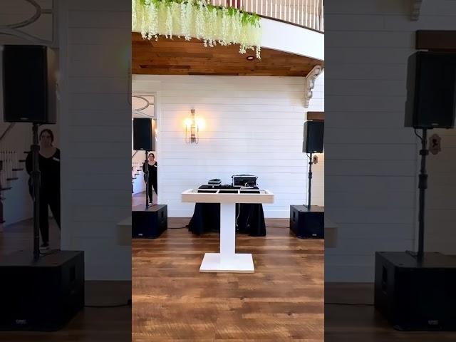 Wedding DJ setup views #dj #weddingdj #dallasdj #clubdj