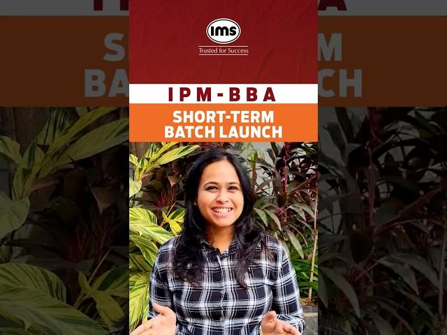 IPM-BBA Batch Launch by IMS #shorts #ipmbba
