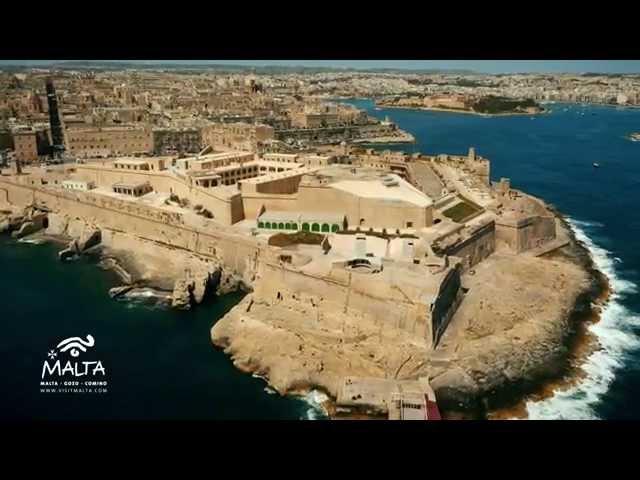 VALLETTA AND GRAND HARBOUR FROM THE AIR