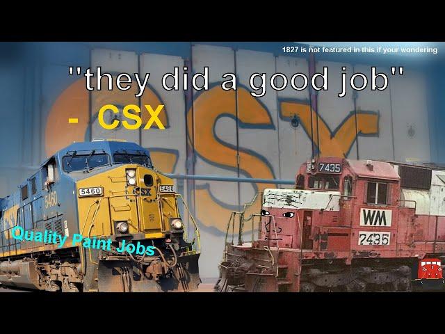 QUIRKY RAILROAD PAINT JOBS 2 - THE SEQUEL (ft CSX)