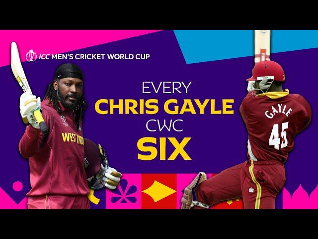 Every Chris Gayle six at the Cricket World Cup