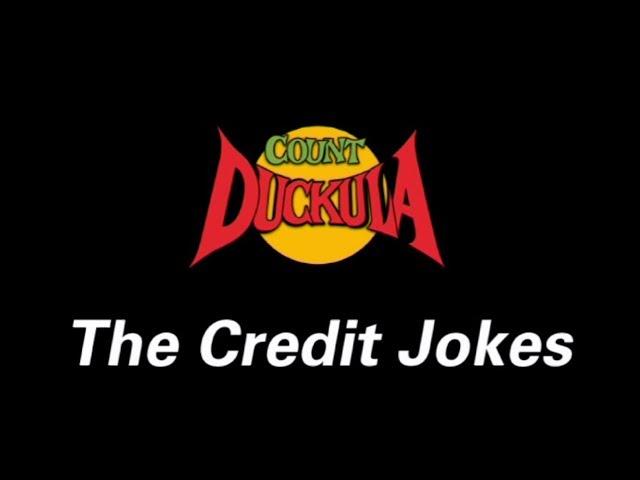 Count Duckula - The Credit Jokes