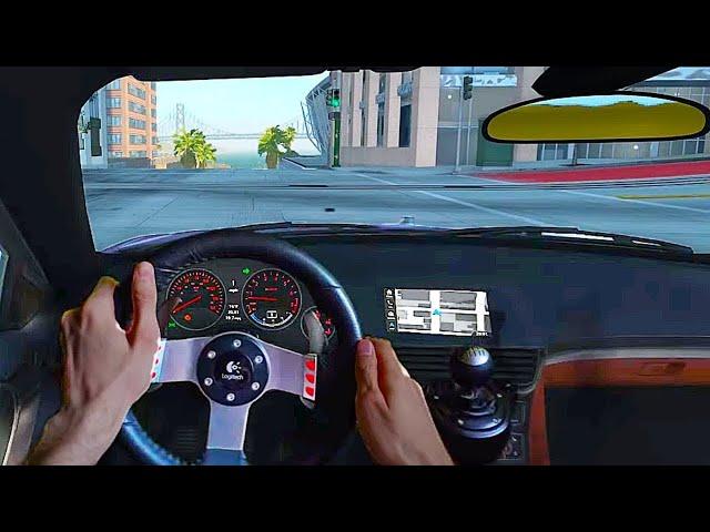 BeamNG Realistic Driving ⭐ Real Steering Wheel Logitech G27