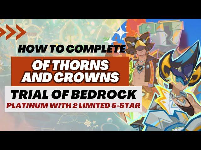 【Genshin Impact】Of Thorns and Crowns Event | Trial of Bedrock, Song of the Fireflies (Platinum)