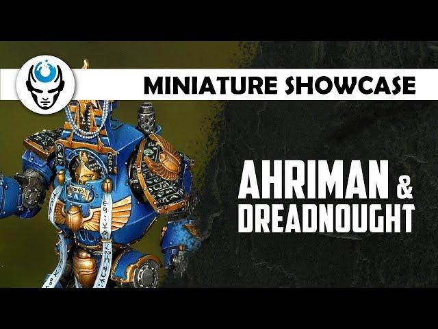 AHZEK AHRIMAN & OSIRON CONTEMPTOR DREADNOUGHT - LVL 5 MINIATURE SHOWCASE 4K