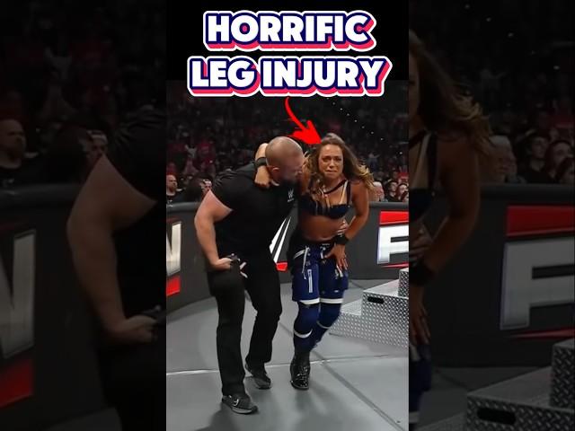 Zoey Stark's Horrific Leg Injury on RAW