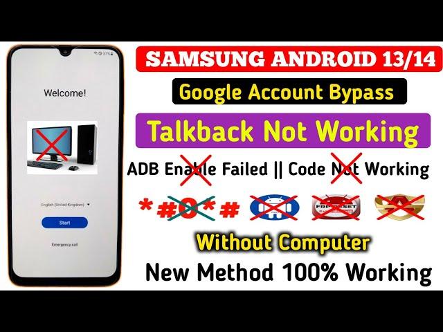 Samsung A14 5G / A15 5G Frp Byapss | Android 13/14 Google Account Remove New Method | Without Pc