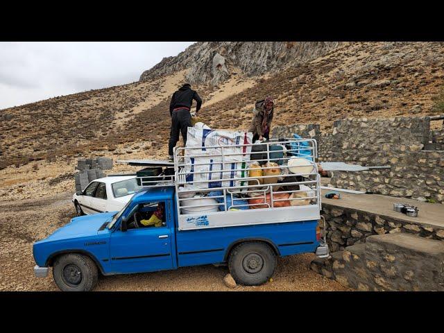 The End of Life in the Mountain Nomadic Region | See the amazing migration of nomads to the village!