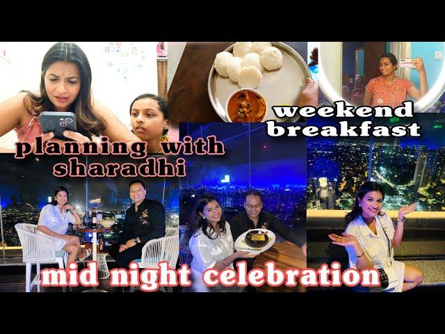 Weekly vlog| plannings for Preetham's Birthday| celebrating in 31st floor WTC Bangalore| ಕನ್ನಡ ️