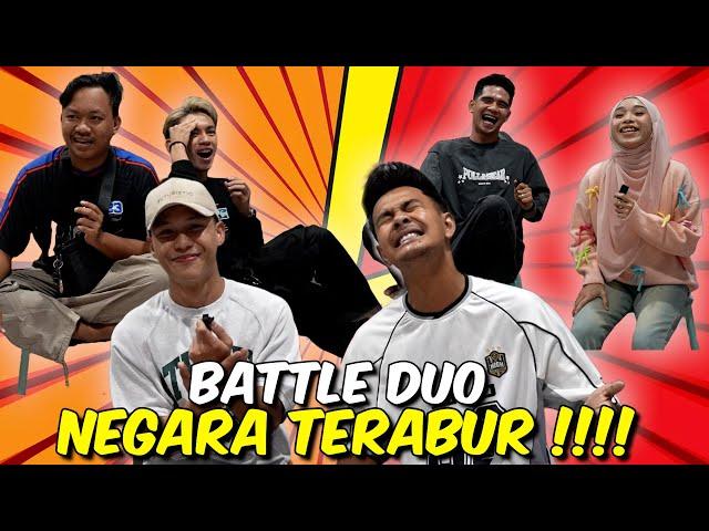 BATTLE DUO NAMA NEGARA VERSI TERABUR !!! BOSS TAPAU TALENT BARU...