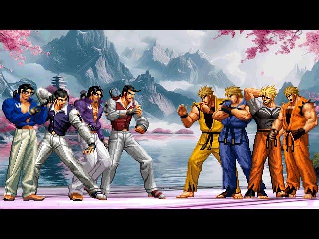 [KOF Mugen] Robert Garcia Team vs Ryo Sakazaki Team