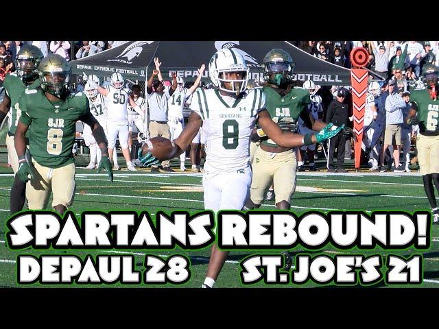 DePaul Catholic 28 St. Joe's (Mont.) 21 | Week 9 Highlights | Spartans Rebound in Rivalry Game!