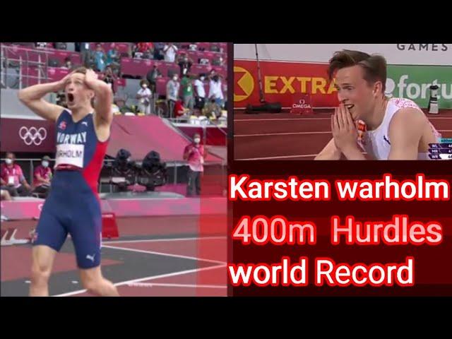 Karsten warholm // men's 400l Hurdles world Record Tokyo olympic Games 2020