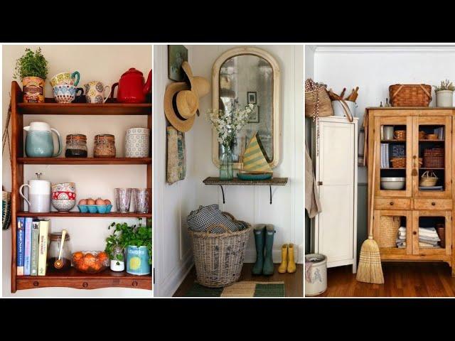 100+Vintage style farmhouse decor inspiration. Vintage decor ideas. #interiordesign #vintagestyle