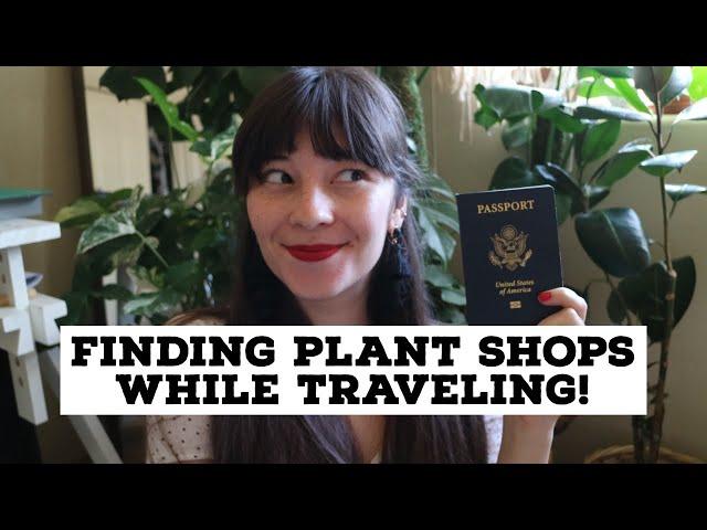 How to Find Plant Shops While Traveling | Plants on Vacation