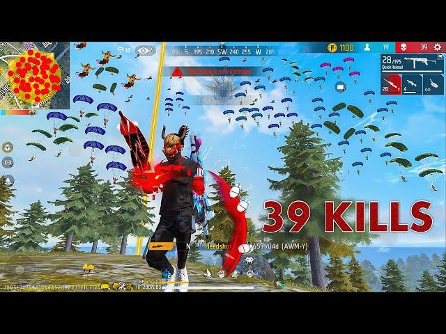 39 Kills  Grandmaster Hard Lobby | Solo Vs Squad Full Gameplay | Garena Free Fire