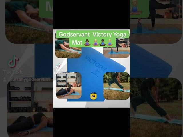 Godservant Victory Yoga Mat is available on Amazon and Etsy. #Godservant