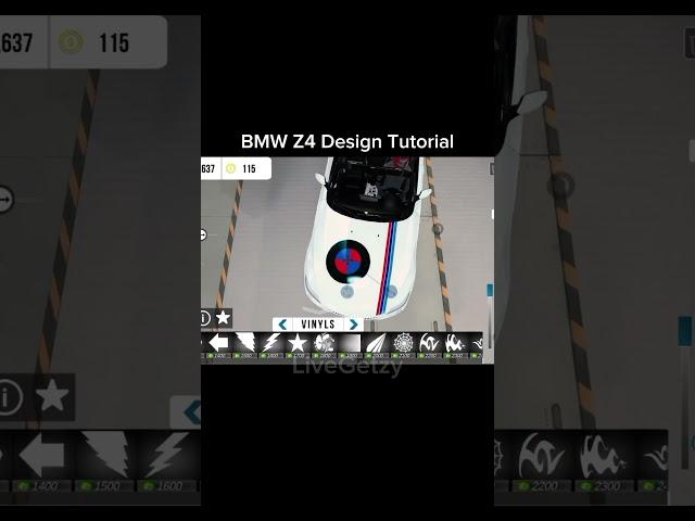 BMW Z4 design tutorial shorts Car Parking Multiplayer #cpm #shorts #trending #phonk #memes