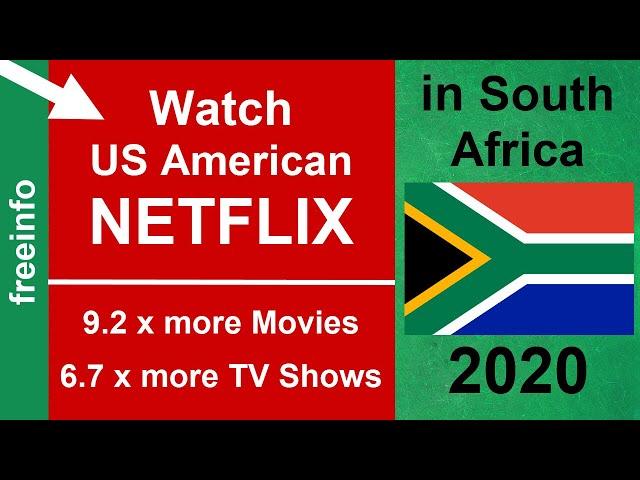 How to get US American Netflix in South Africa