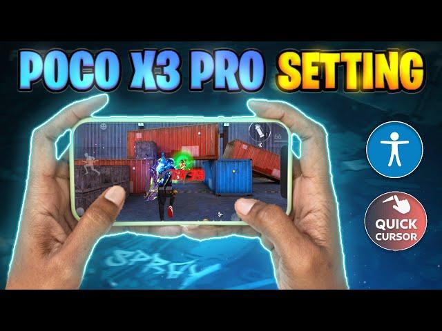 (HEADSHOT SETTING) poco X3 pro (BEST SENSITIVITY) for Headshot in Free fire