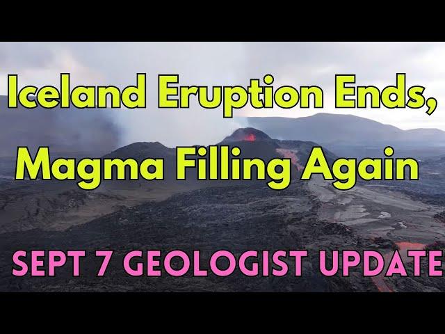 Iceland's Fifth Eruption of 2024 Is Over But Magma Fills Subsurface: Geologist Analysis