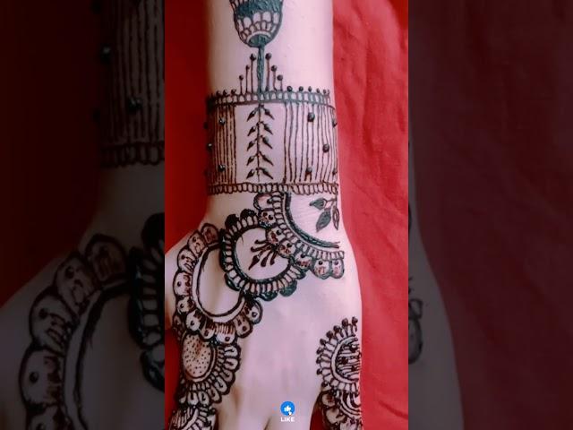 back hand mehndi design | easy mehndi design | simple mehndi | mehndi design | Mehndi | #shorts