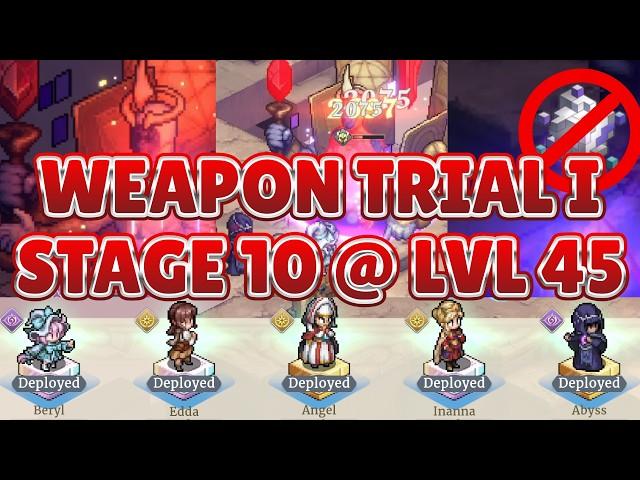 Weapon Trial 1 lv65 Team lv45 [Sword of Convallaria] Step-by-Step Guide