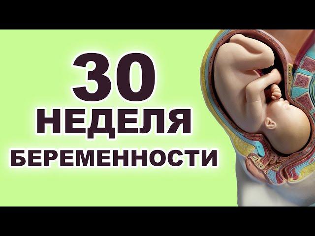 Что происходит с ребенком и мамой на 30 неделе беременности? 7 месяц беременности. Третий триместр.