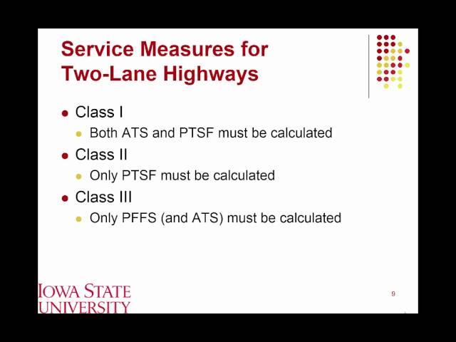 Lecture 07 Two Lane LOS