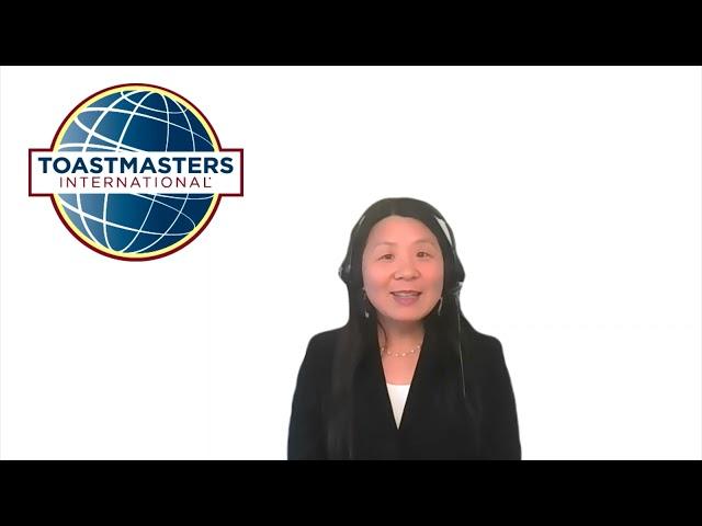 District 101 Toastmasters - Renewal Message for Area Contest Breaks with Yifang Xu