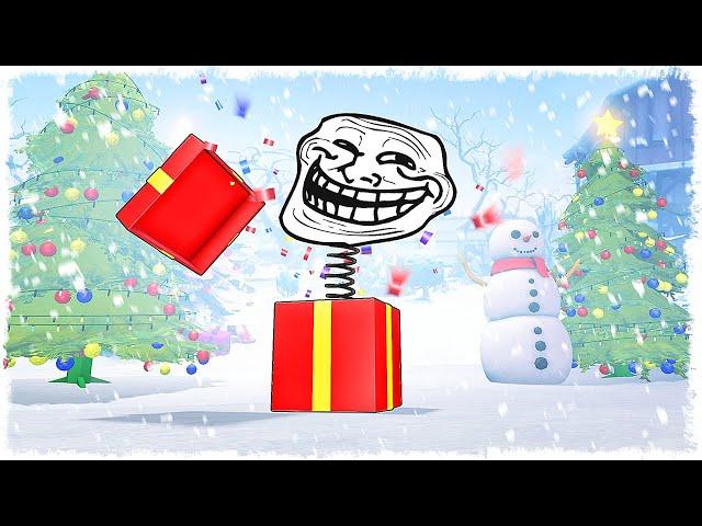 СТРОИМ НОВОГОДНИЙ ТРОЛЛЬ ПОДАРОК ДЛЯ ДРУЗЕЙ В SCRAP MECHANIC!!!