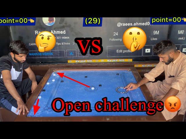 dangerous match enjoy ch aqib (vs) Raees Ahmed huge match unbelievable moment 29 points carrom board