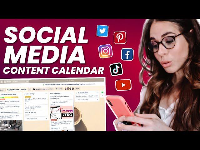 The ULTIMATE Social Media Content Calendar 