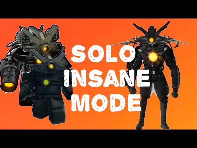 CAN TITAN DRONE MAN SOLO INSANE MODE [Skibidi Tower Defence]