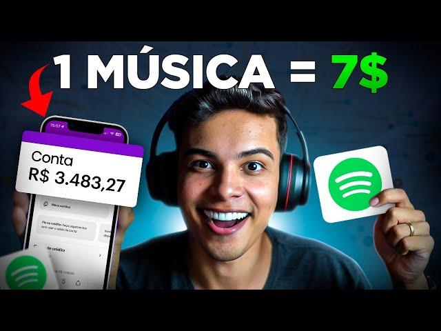 FAÇA $7 A CADA MÚSICA QUE OUVIR DE GRAÇA? (Ganhar Dinheiro Online)