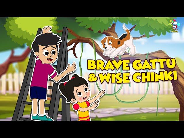 Brave Gattu & Wise Chinki | Puntoon English Moral Stories | Nonstop English Animated Cartoon