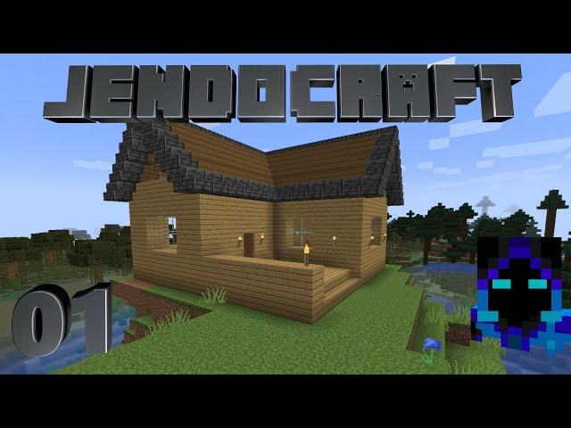 JendoCraft - Ep 01 : Day one house.