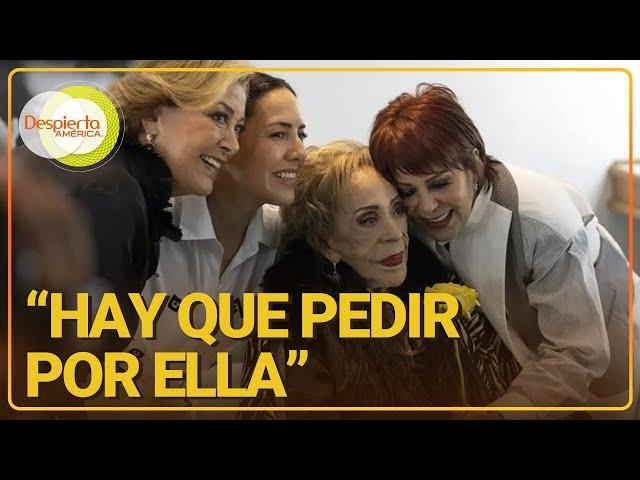 Alejandra Guzmán da detalles de la salud de su mamá Silvia Pinal | Despierta América