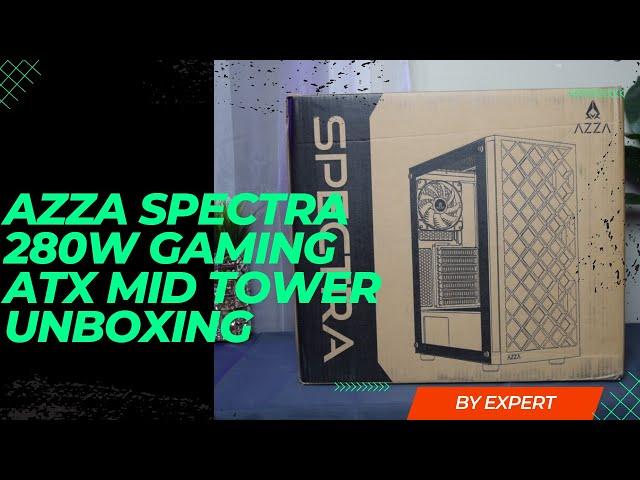 AZZA Spectra 280W  Gaming  ATX Mid Tower / UNBOXING 2023