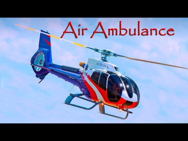 Best Air Ambulance Helicopter Airbus H130 | Emergency Medical Service (EMS) | Full HD