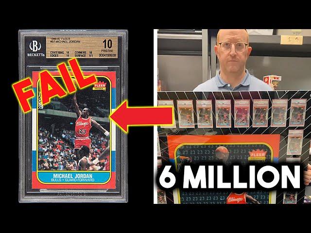 SHOCKING MISS?! $6M Michael Jordan Rookie Cards Fail to Hit BGS 10, 31 PSA 10s Stumble!"